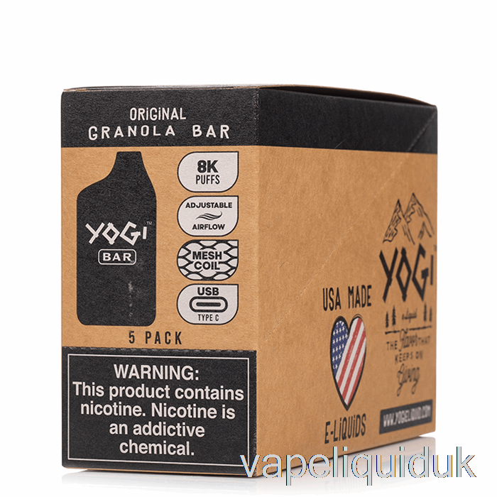 [5-Pack] Yogi Bar 8000 Disposable Vape Juice